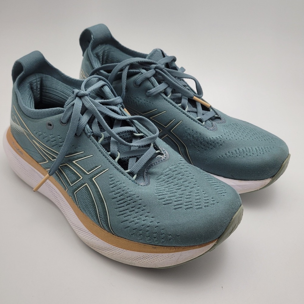 ASICS Gel-Nimbus 25 Running Shoes Women's 8.5 Trainers Foggy Teal Lace Up - Picture 1 of 14